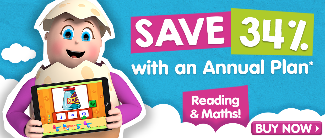 MASSIVE 34% OFF a 12-Month Subscription. ABC Reading Eggs and ABC Mathseeds. Includes up to 4 children. Claim Now